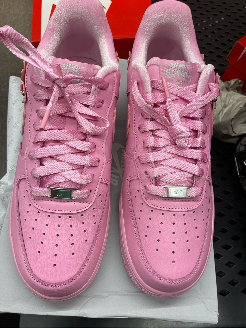 Nike Pink Women's Low-Top Athletic Sneakers - Picture 5 of 10